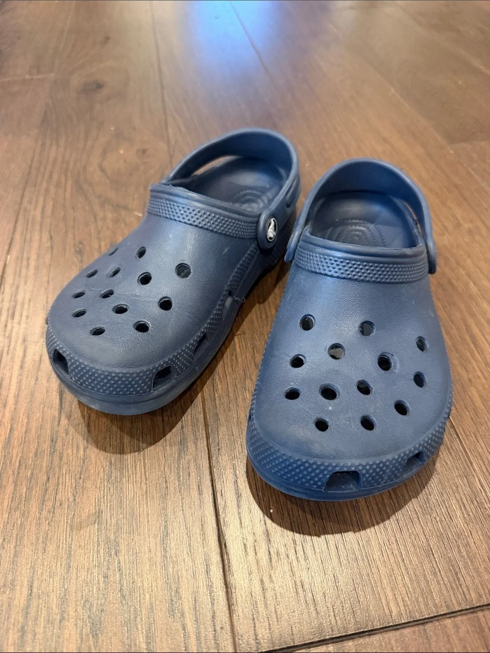 Crocs Kids Navy Clog Sandal Slides Size J2